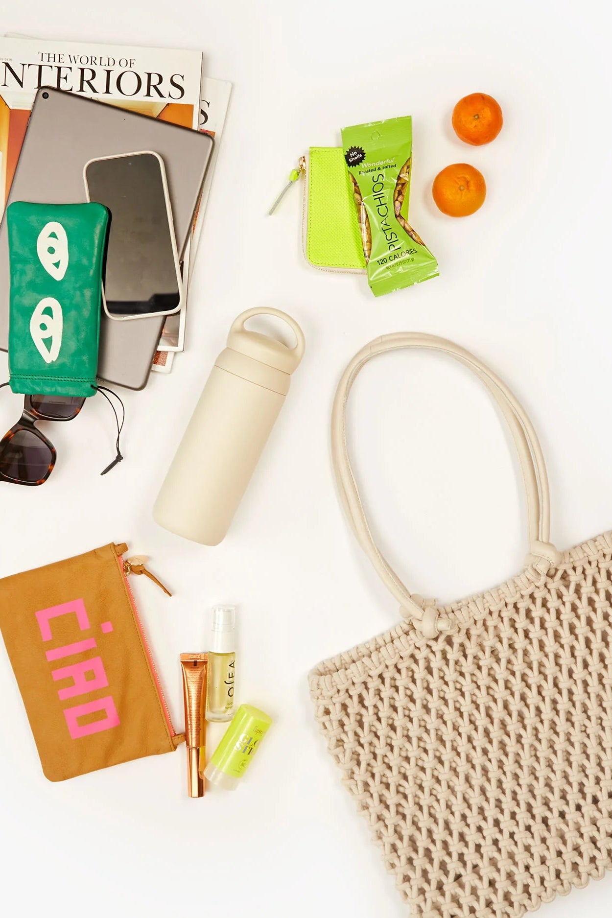 The Clare V Sandy Tote in Natural | Shop Eleanor