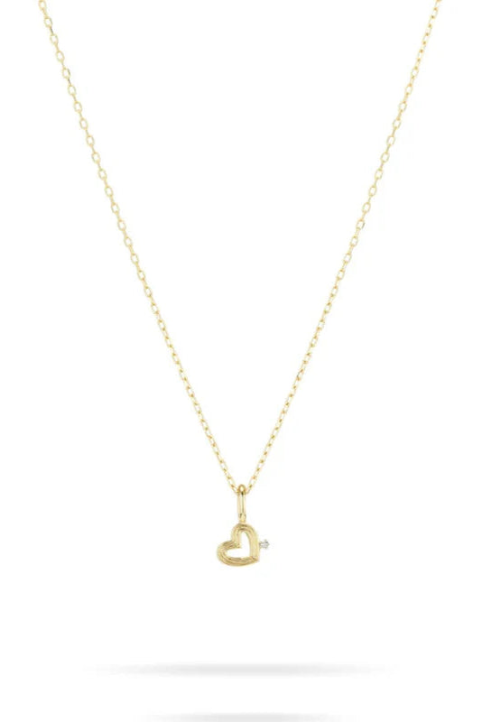 Adina Reyter Groovy Diamond Heart 14k | Shop Eleanor