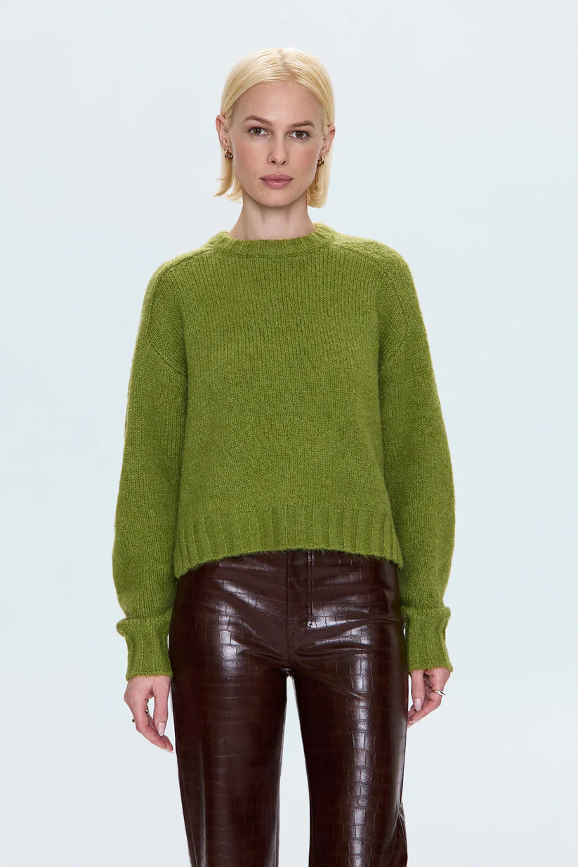 Pistola Adina Sweater in Pea Green | Shop Eleanor - Women's Designer Clothing Boutique