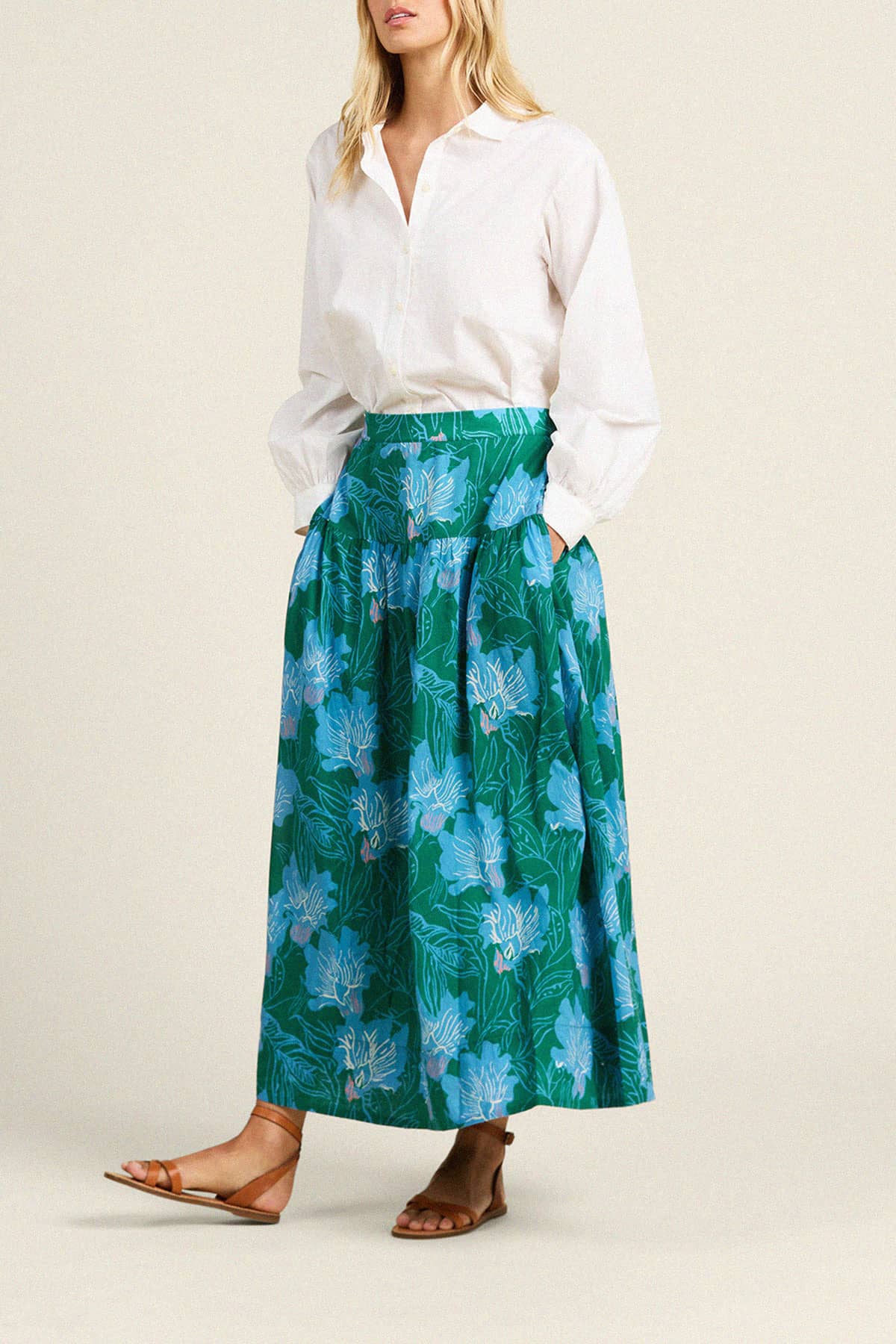 Trovata Lydia Skirt in Blue Orchid | Shop Eleanor Boutique - Women's Clothing in Colorado