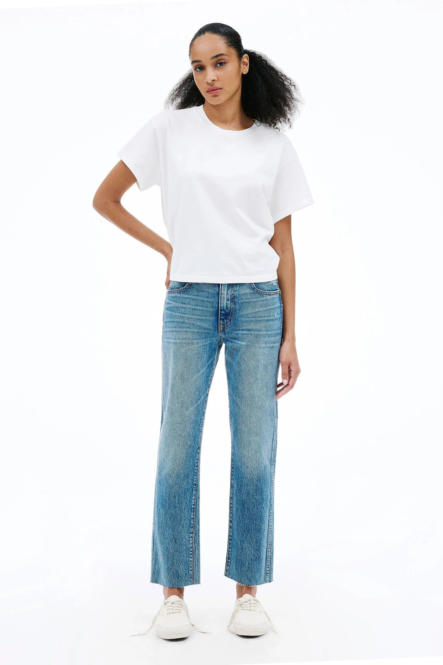 SLVRLAKE Hero Slim Fit High Rise Denim Jean | Shop Eleanor