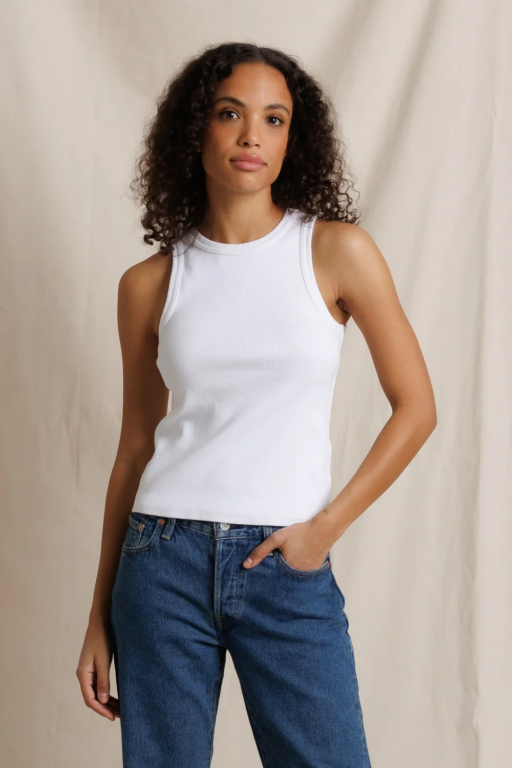 perfect white tee Daphne Tank | Shop Eleanor - Wardrobe Essentials