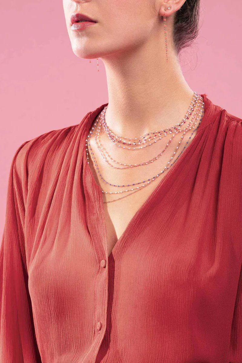 Gigi Clozeau Classic Gigi Necklace in Saumon Sautoir 23.6" | Shop Eleanor