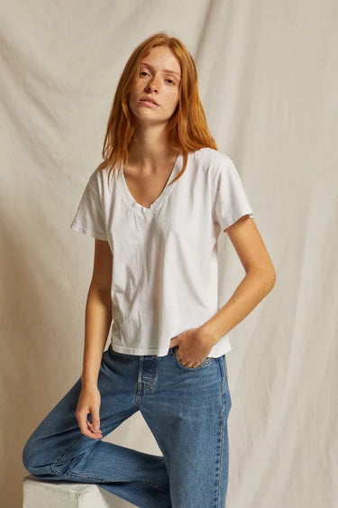 perfect white tee Hendrix Tee in White | Shop Eleanor