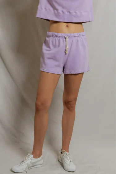 perfect white tee Layla Short in Ultraviolet | Shop Eleanor