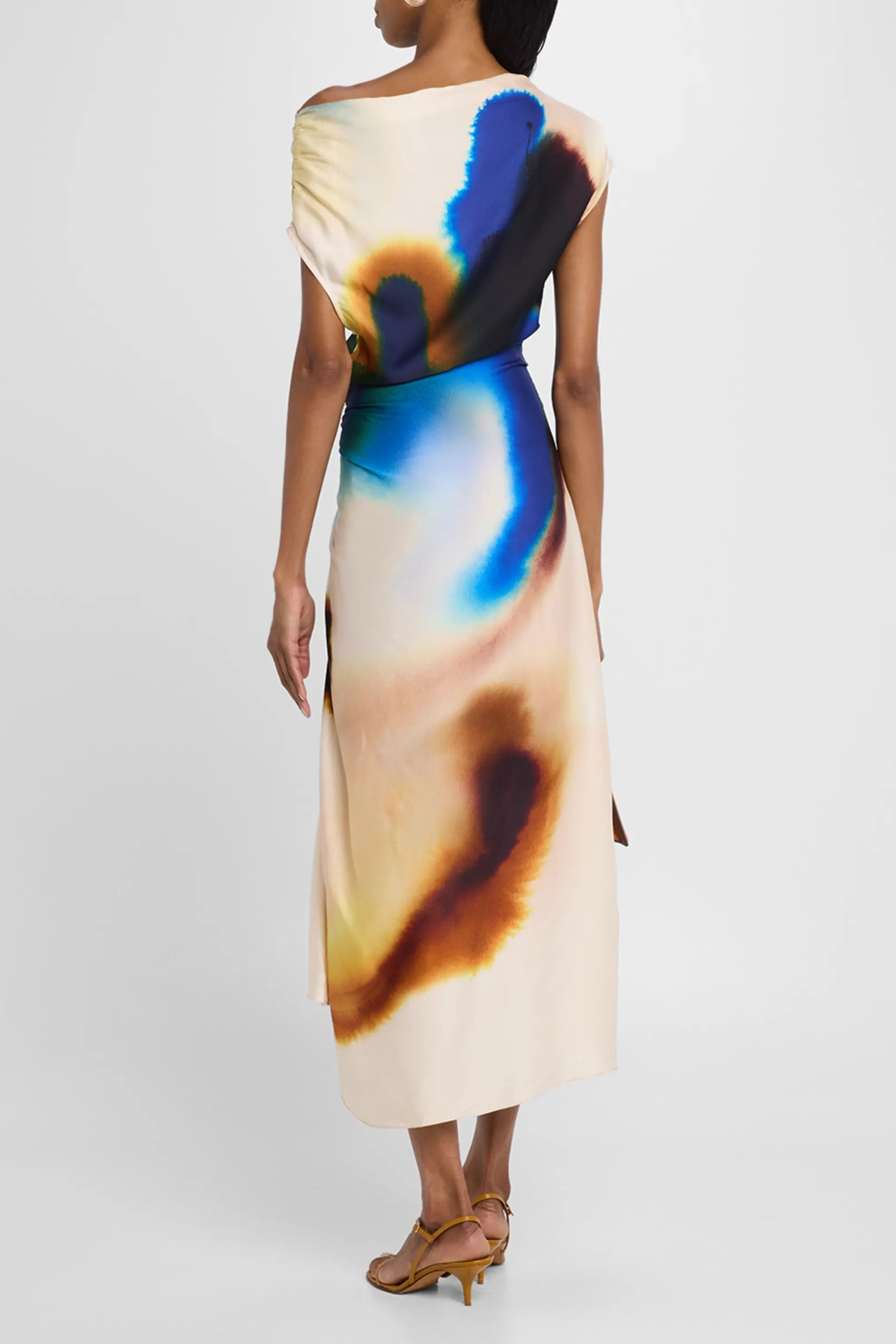 A.L.C. Penny Cap Sleeve Midi Dress in Lapis Multi | Shop Eleanor - Women's Designer Clothing and Accessory Boutique in Colorado