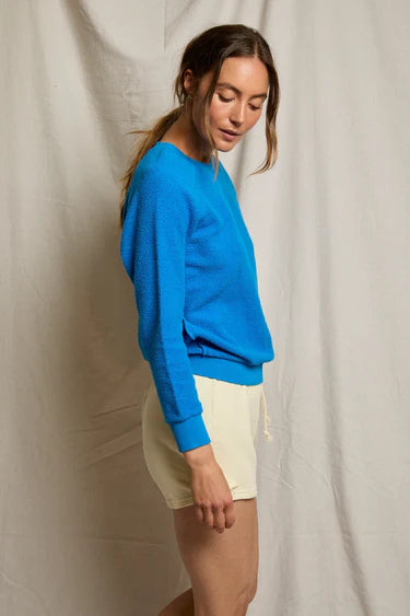 Perfect White Tee Ziggy Sweatshirt in Cobalt | Shop Eleanor