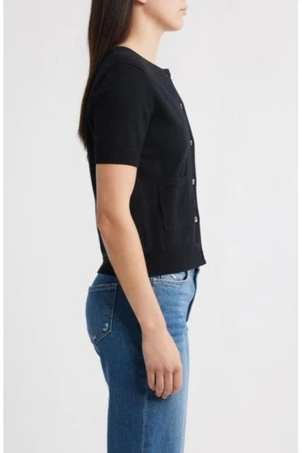 Rails Aisley Short Sleeve Button Front Cashmere Lighweight Cardigan | Shop Eleanor - Women's Luxury Boutique