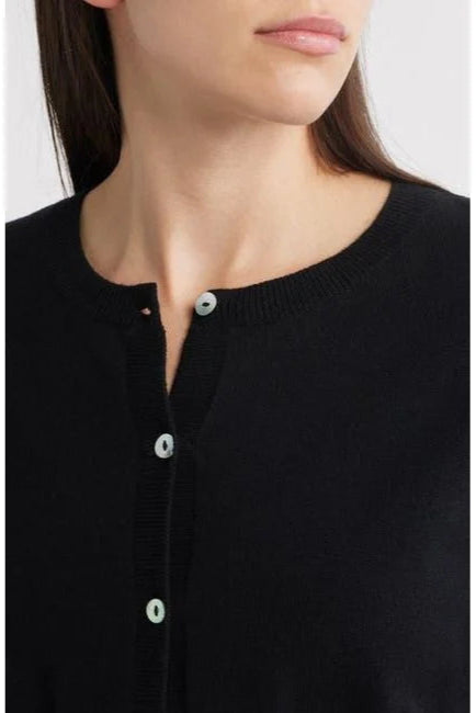 Rails Aisley Short Sleeve Crewneck Collar Cashmere Cardigan | Shop Eleanor - Women's Luxury Clothing Online Store