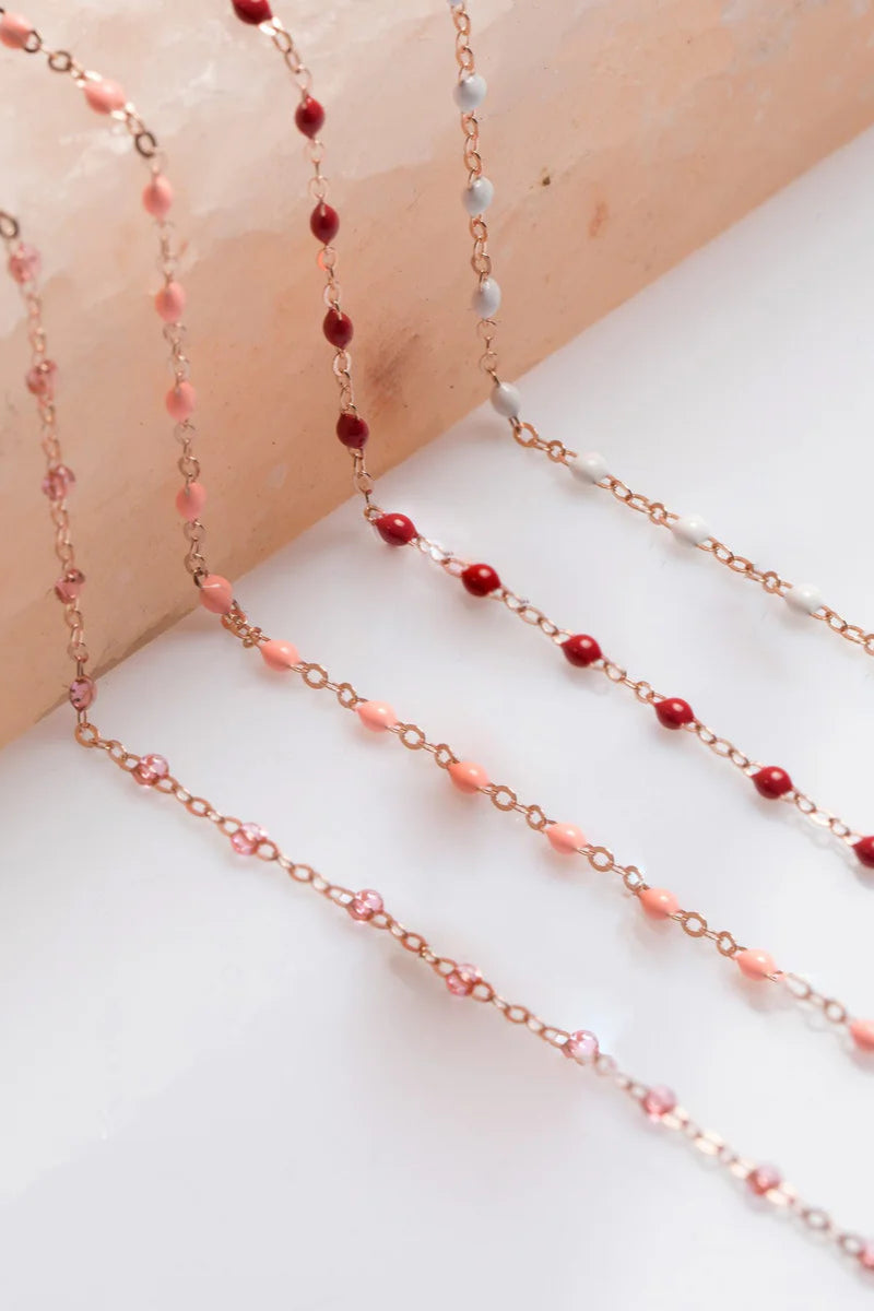 The Gigi CLOZEAU Classic 17.7" Necklace in Saumon