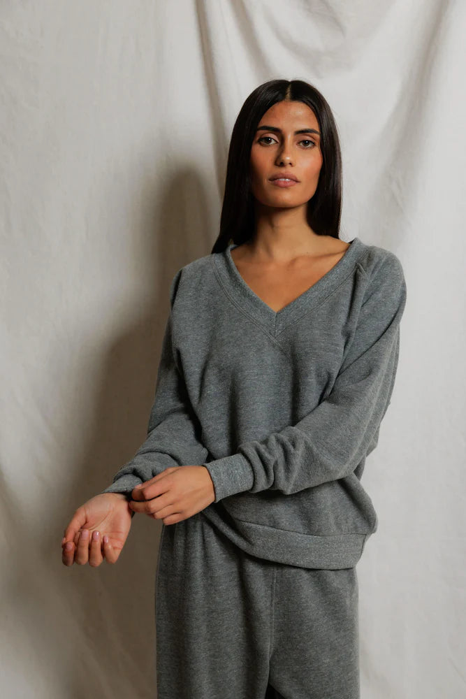 perfect white tee Sinead Sweatshirt in Dark Grey | Shop Eleanor