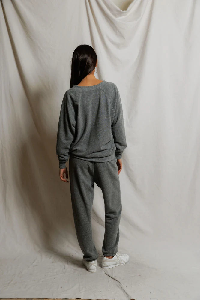 perfect white tee Sinead Sweatshirt in Dark Grey | Shop Eleanor
