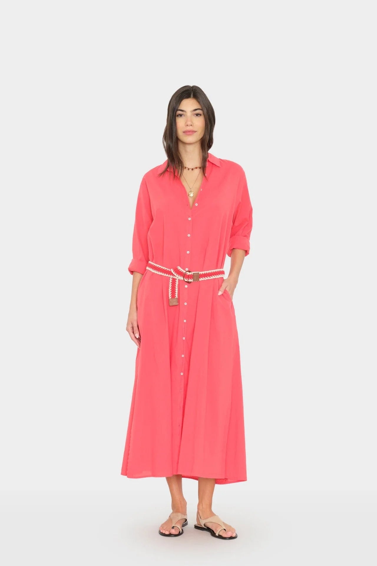 Boden Dress - Red Sky