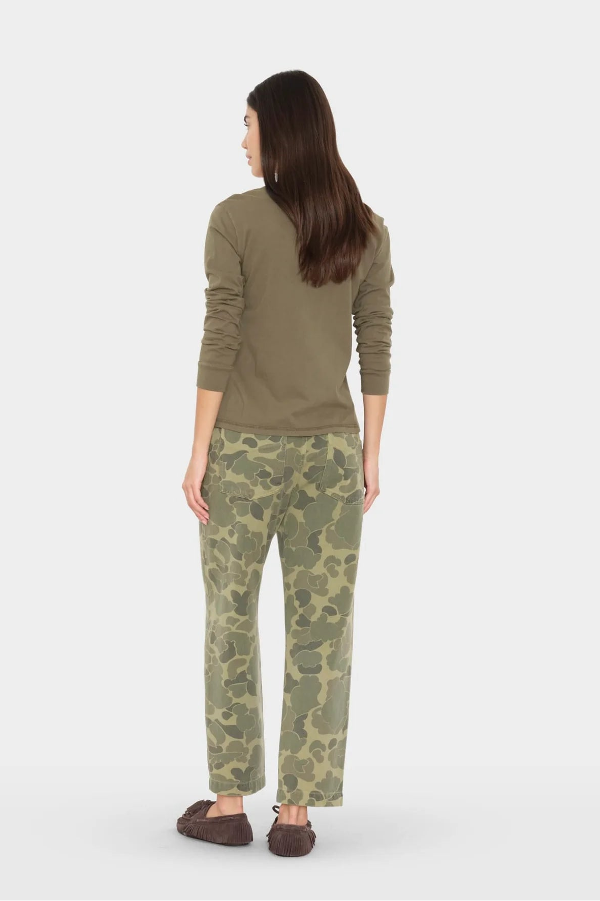 Xirena Baxter Pant in Camo Green | Shop Eleanor