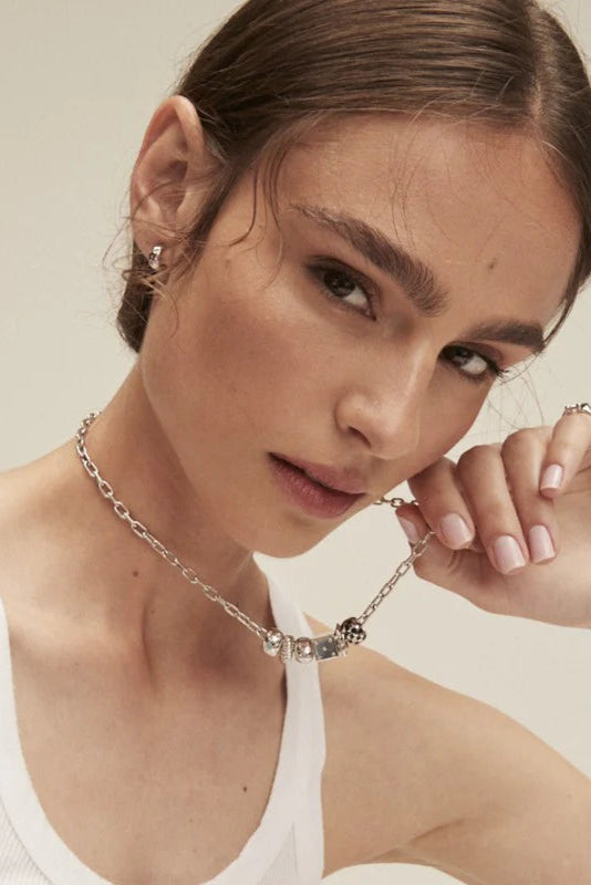 Adina Reyter 4mm Italian Silver Sterling Chain Link Necklace | Shop Eleanor - Women's Luxury Boutique