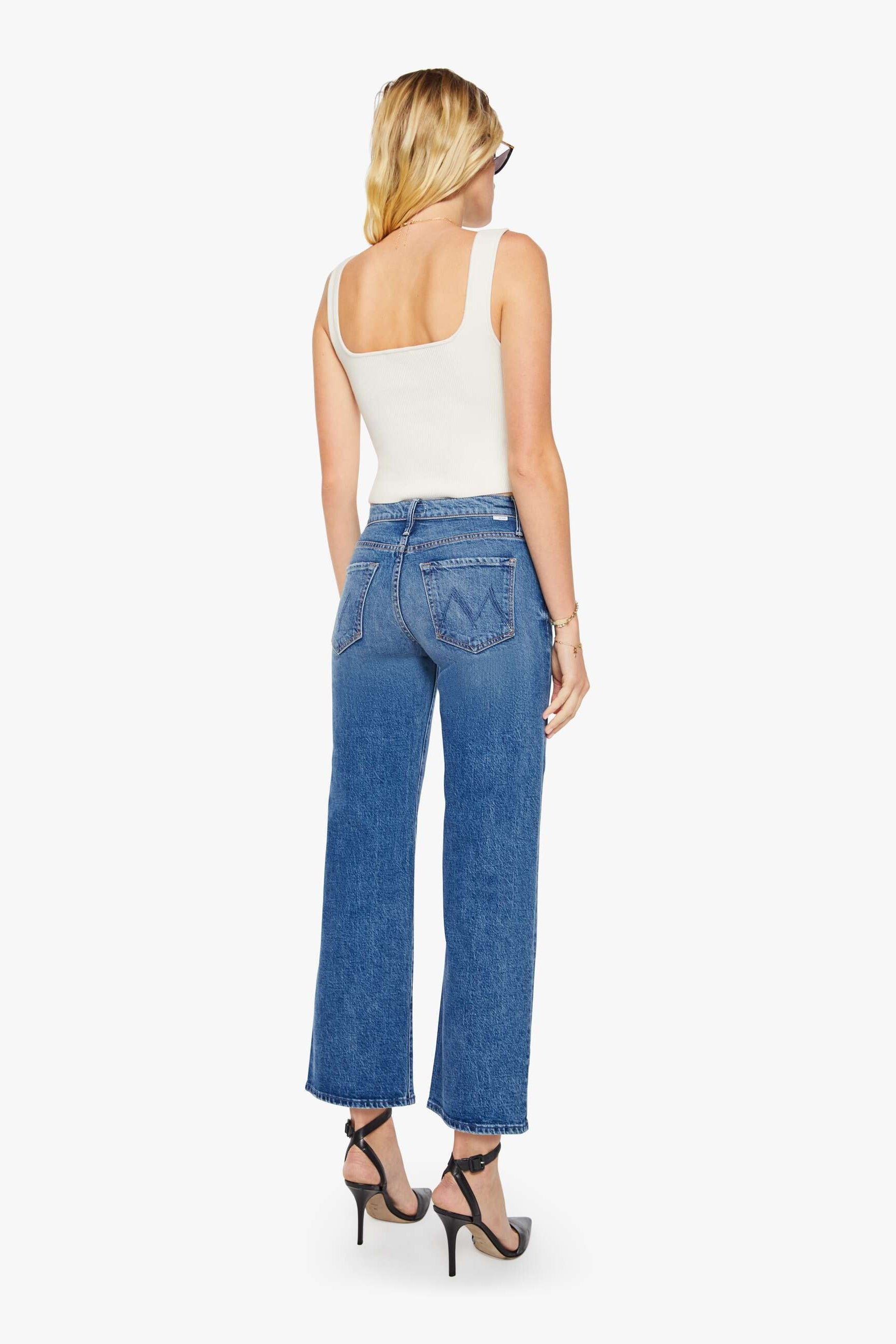 Mother The Mid Rise Maven Flood Jean in Thrill Seeker | Shop Eleanor