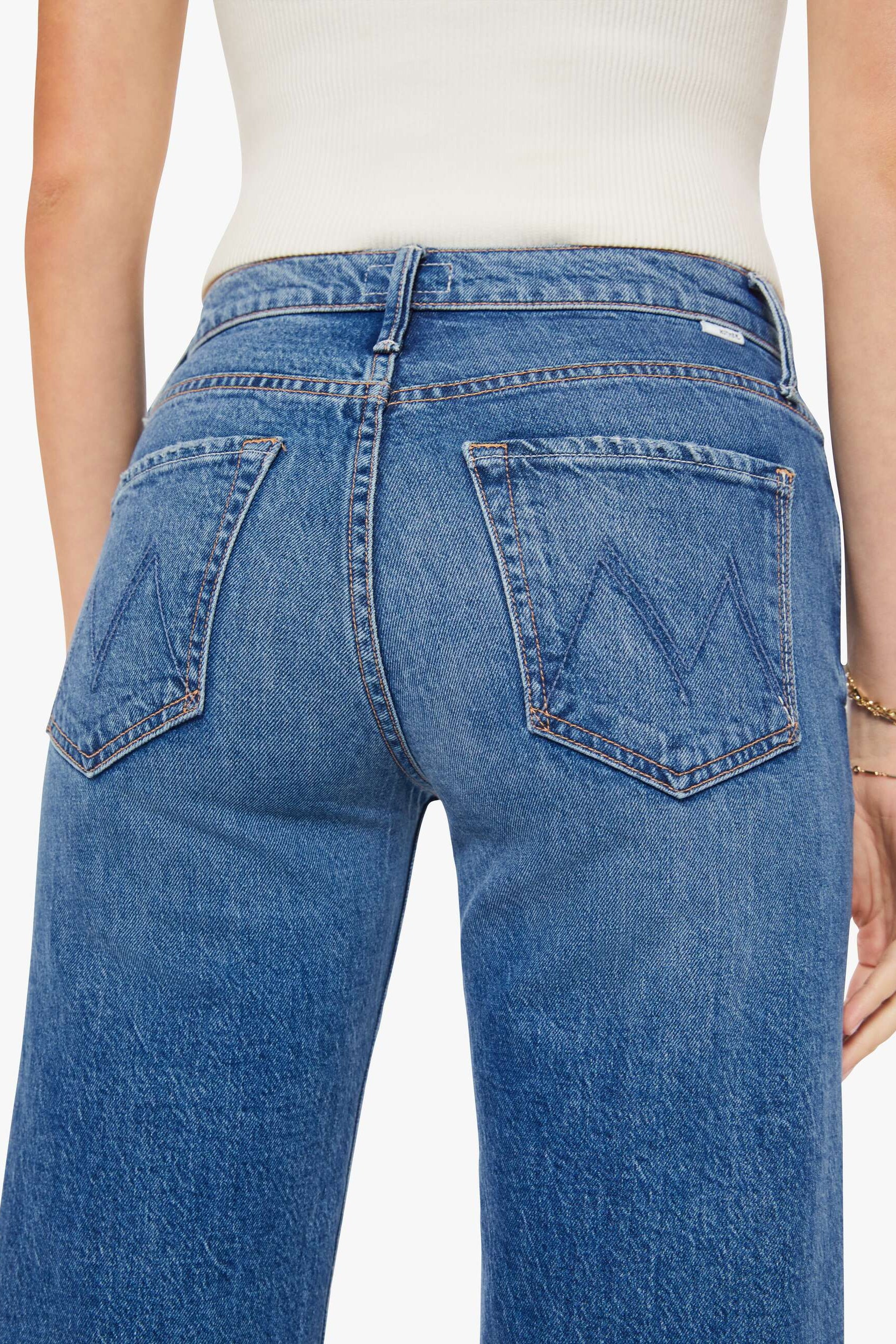 Mother The Mid Rise Maven Flood Jean in Thrill Seeker | Shop Eleanor