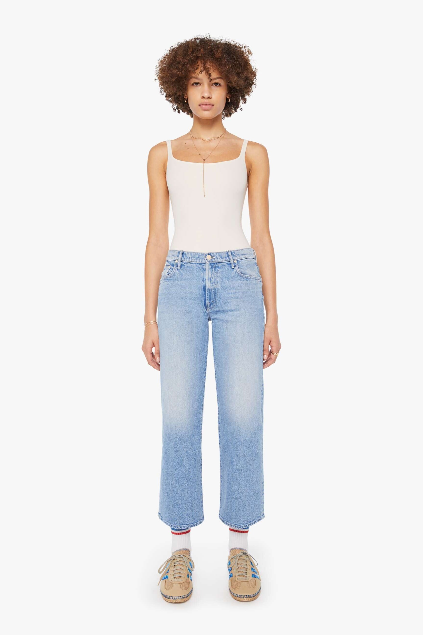 Mother Denim Mid Rise Maven Ankle Jean in Magic School Bus | Shop Eleanor - Women's Clothing Boutique in Louisville, CO