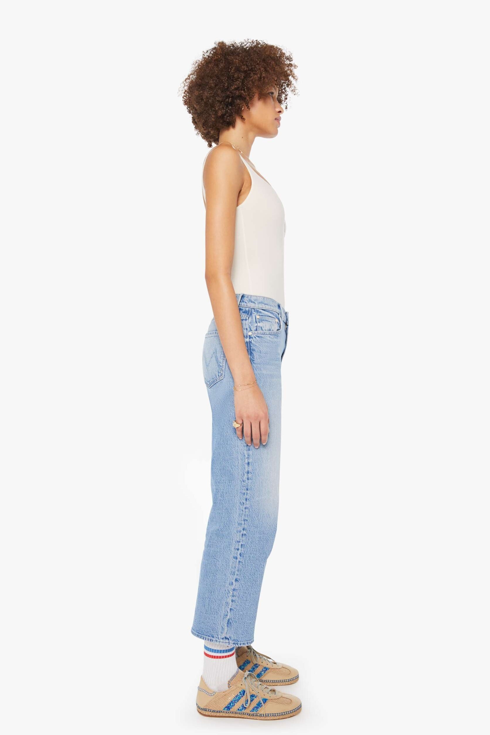 Mother Denim Mid Rise Cropped Ankle Jean | Shop Eleanor - Women's Designer Boutique near Denver, Colorado