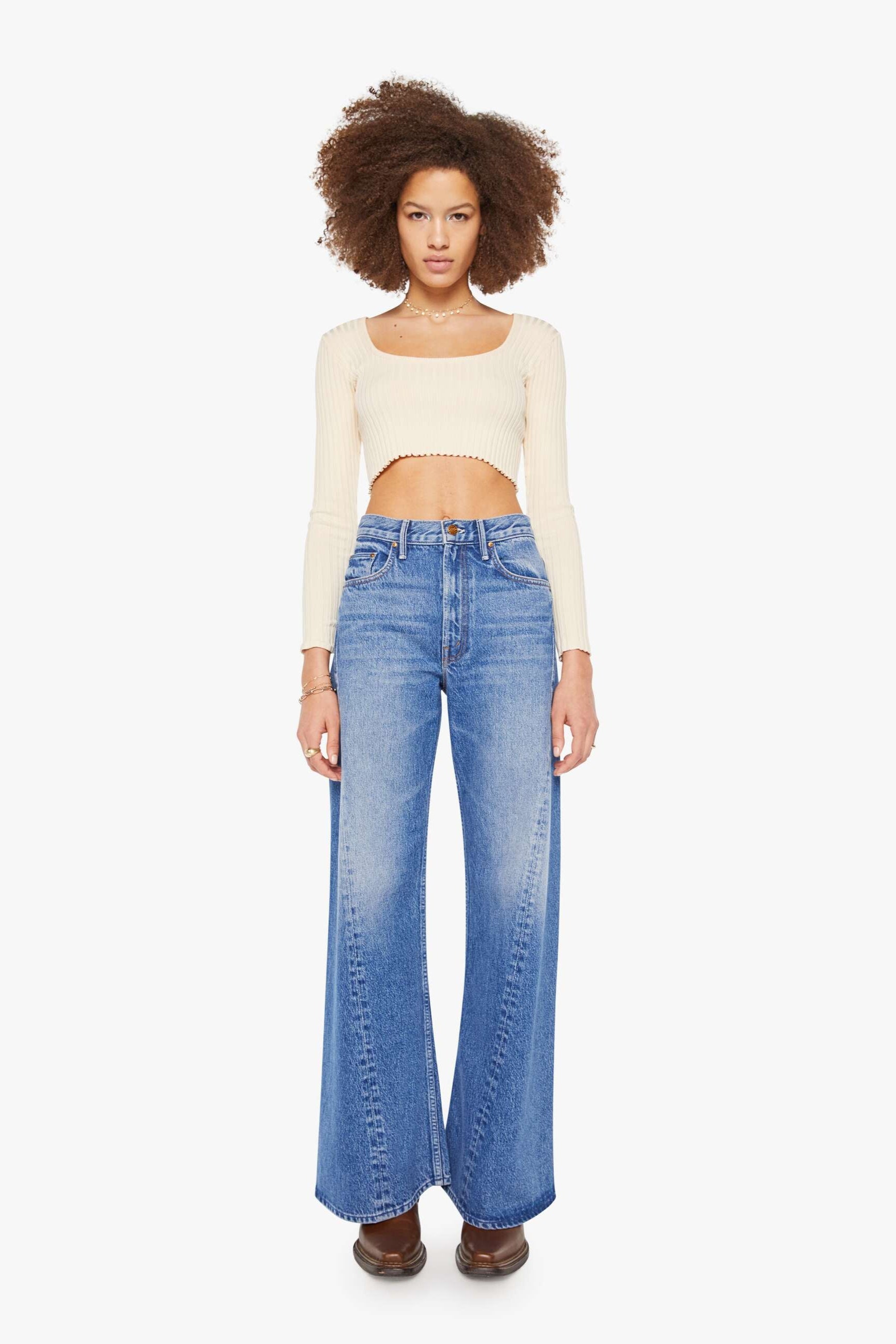 Mother Denim Lemon Twist Sneak in Rolling in the Dough | Shop Eleanor - Women's Designer Clothing Boutique in Louisville, CO