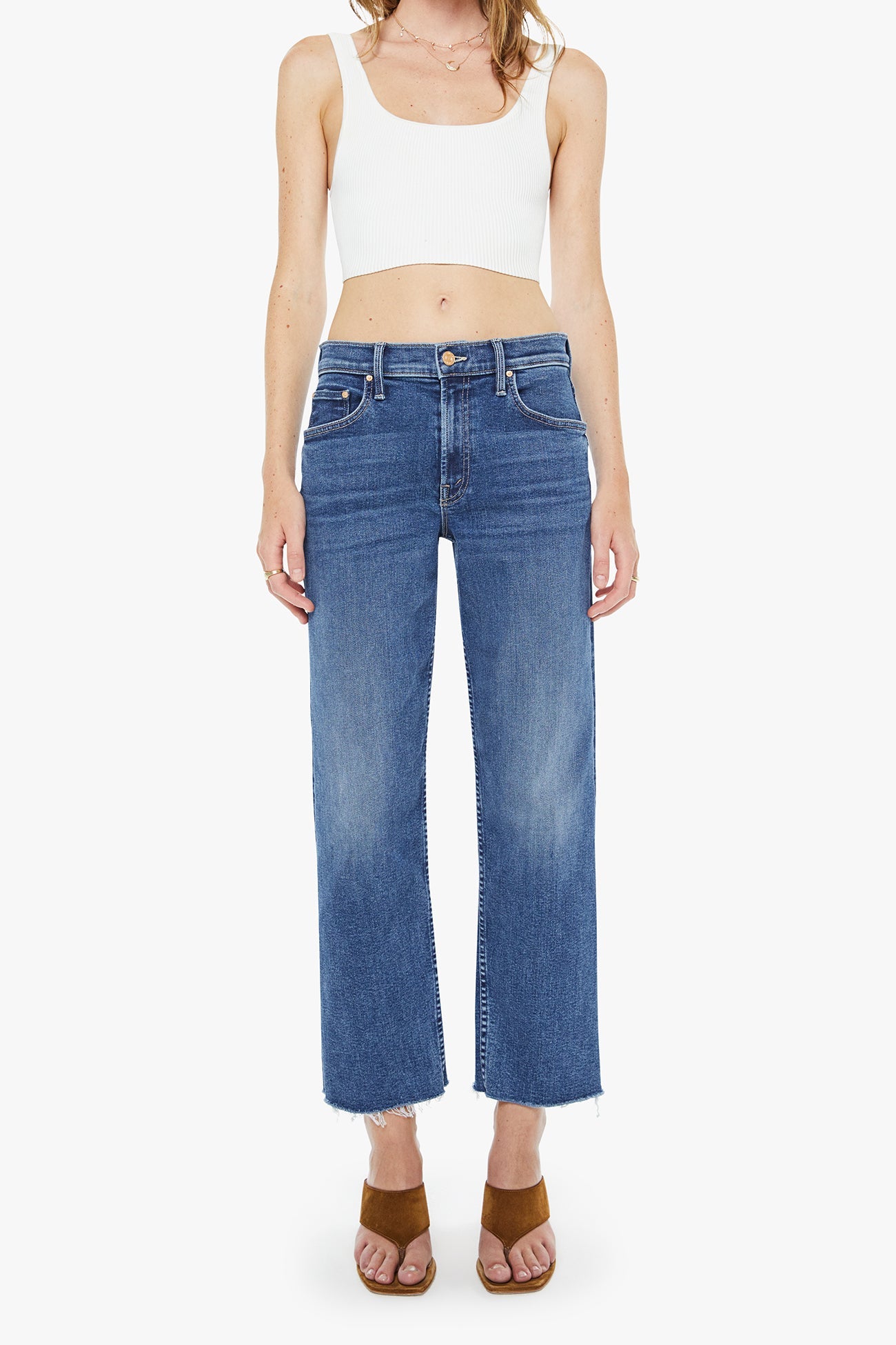 Mother Denim Newbie Ankle Fray in Prized Possession | Shop Eleanor