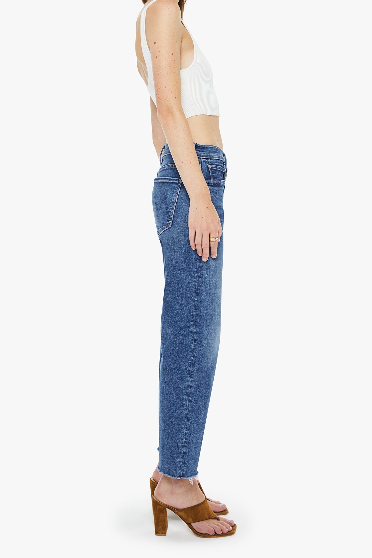 Mother Denim Newbie Ankle Fray in Prized Possession | Shop Eleanor