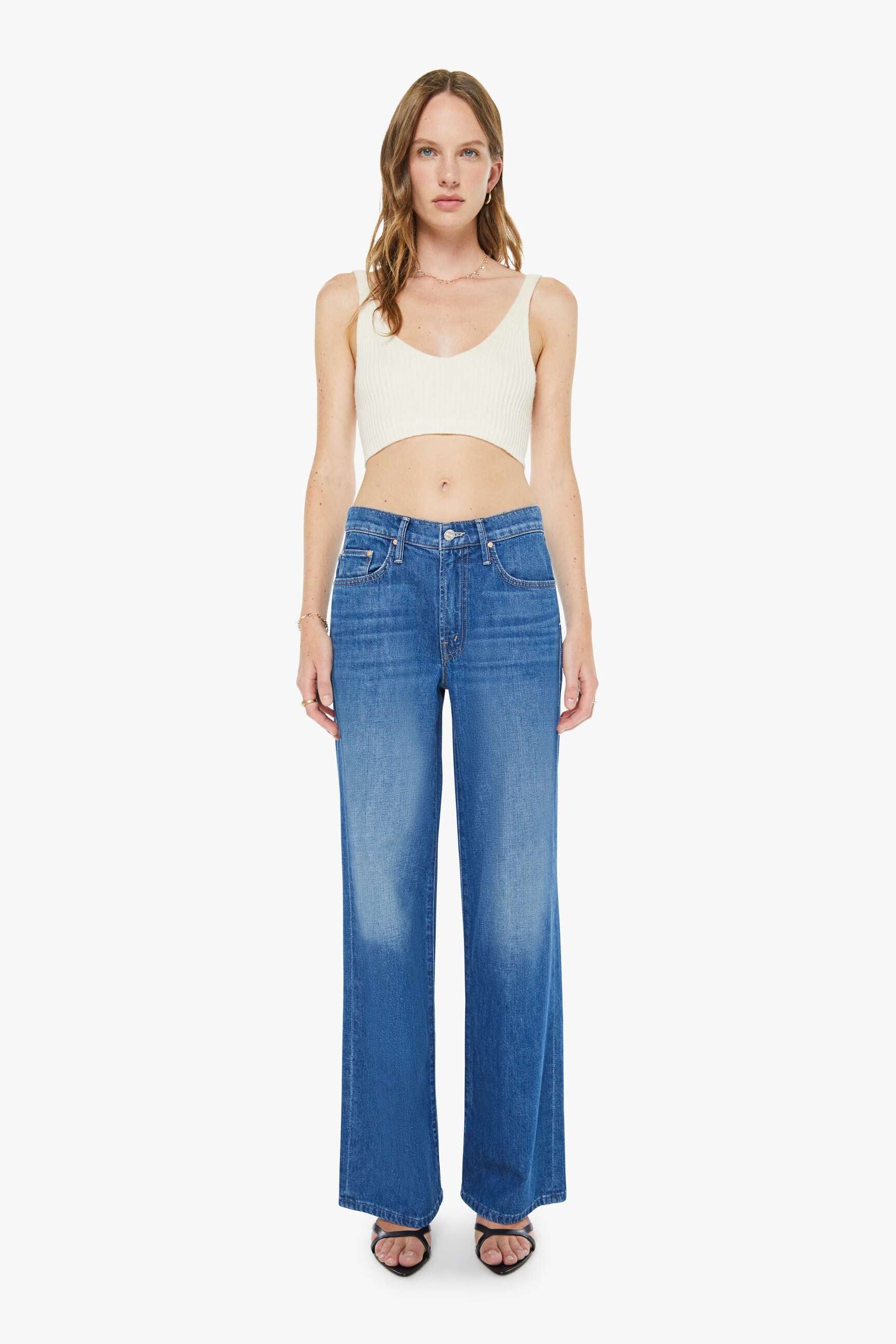 Mother Denim Mid Rise Maven Denim Jeans in Big Tipper | Shop Eleanor
