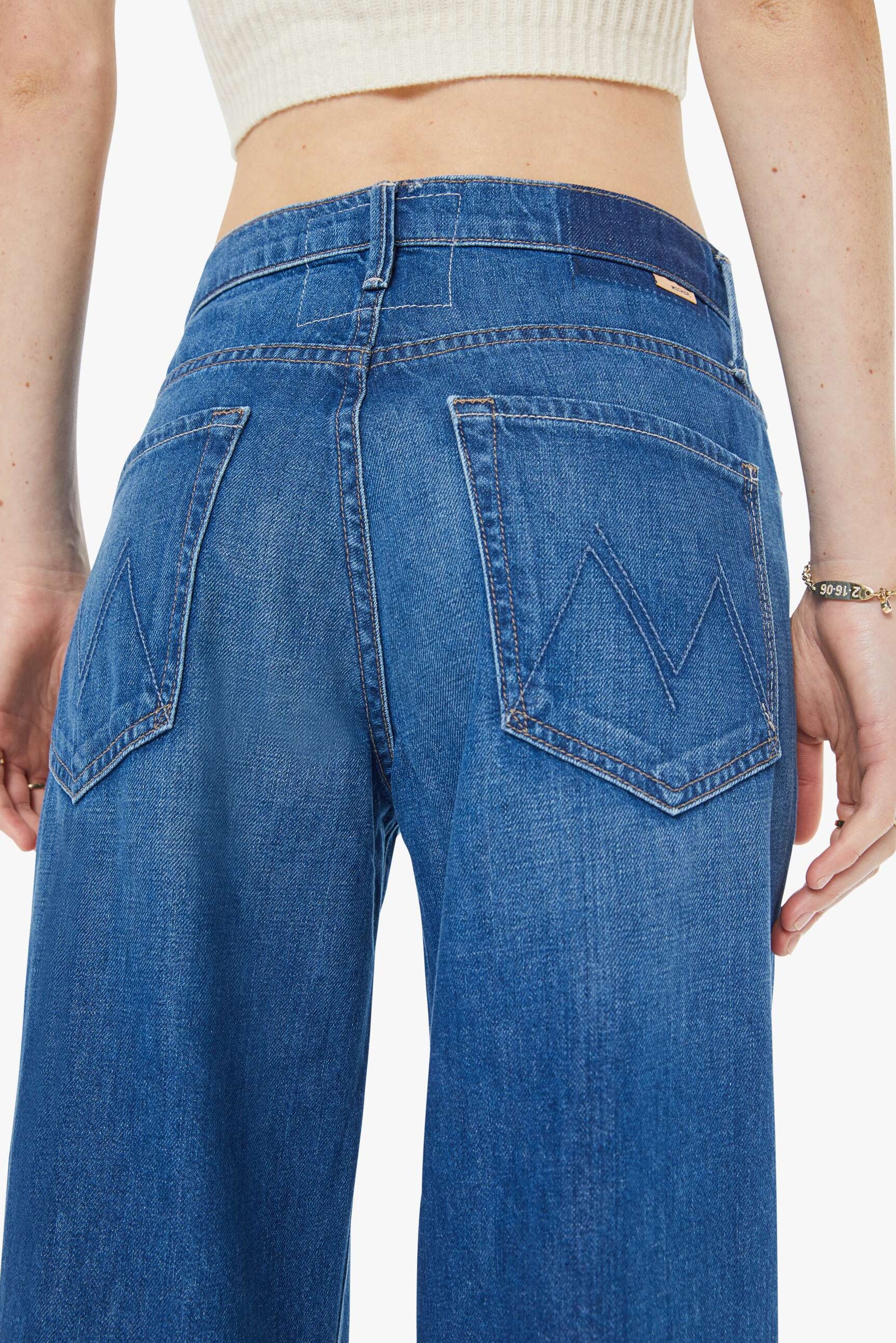 Mother Denim Mid Rise Maven Denim Jeans in Big Tipper | Shop Eleanor