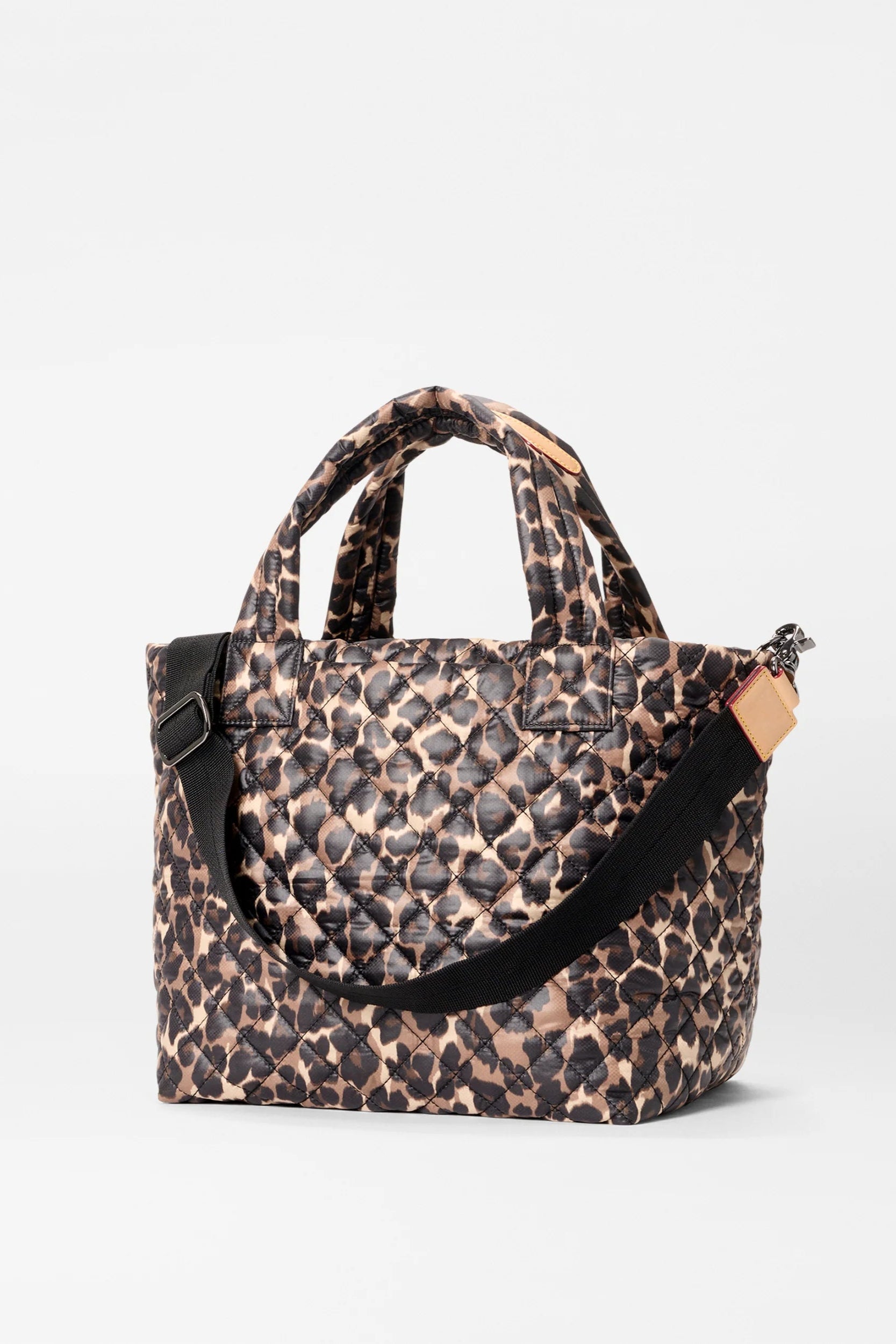 MZ Wallace Small Metro Tote Deluxe in Leopard | Shop Eleanor