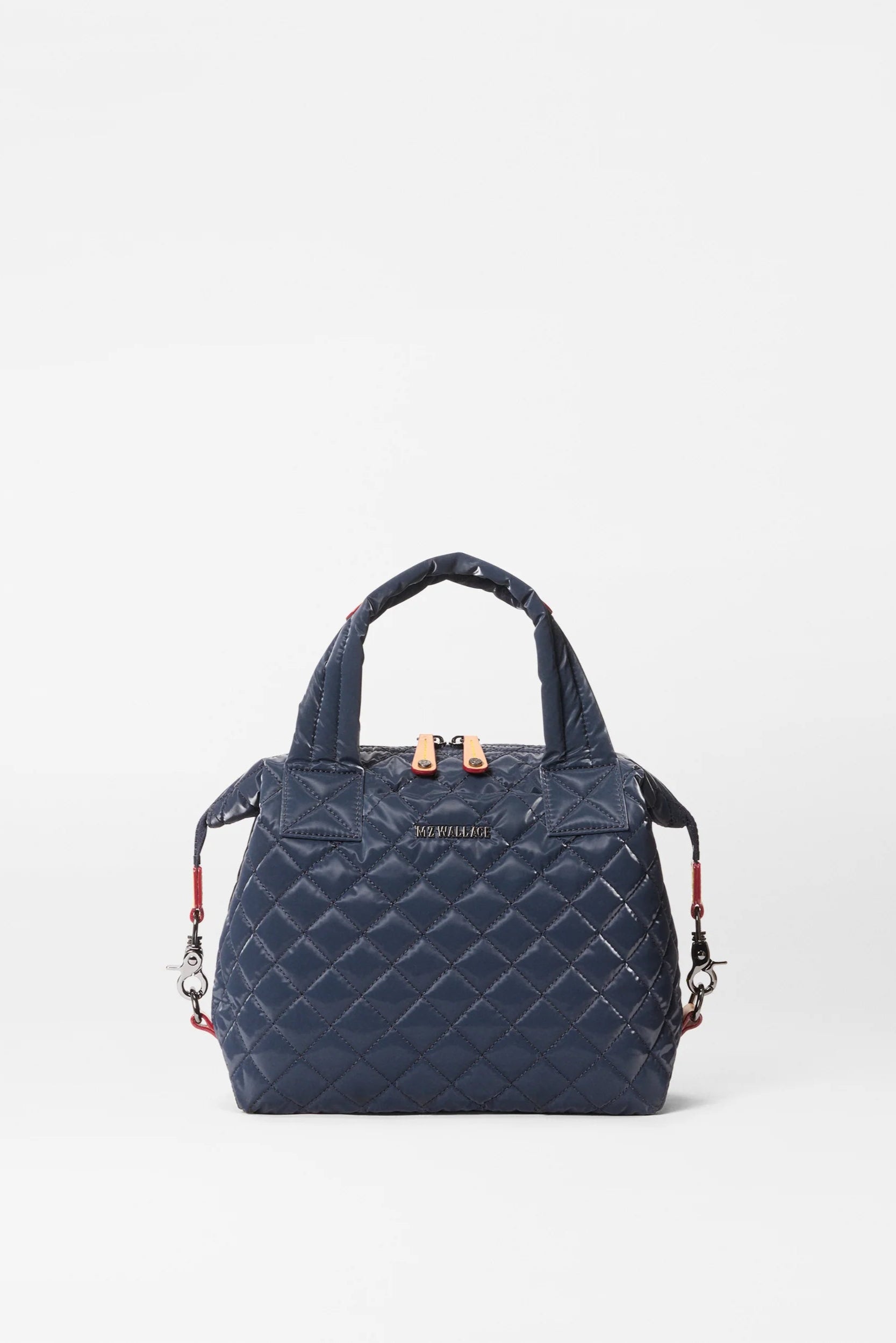 MZ Wallace Small Sutton Deluxe Handbag in Ink Liquid | Shop Eleanor