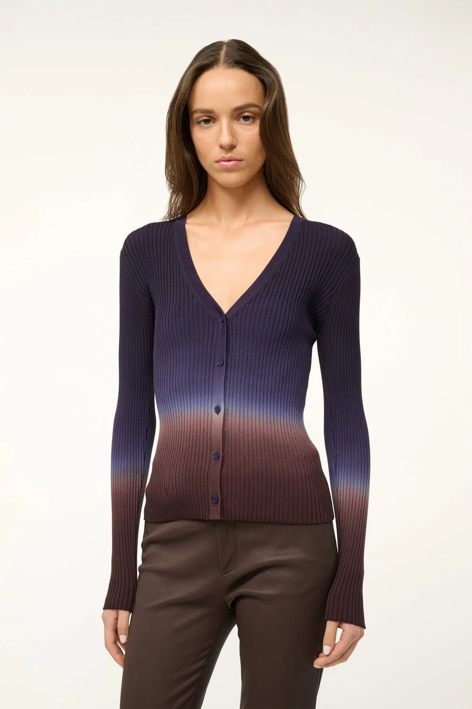 The STAUD Cargo Sweater in Twilight Dip Dye | Shop Eleanor