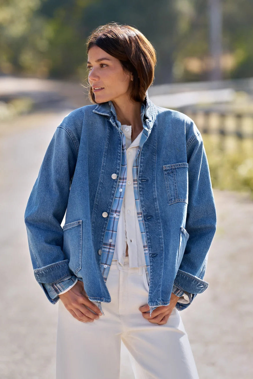 Frank & Eileen Bantry Denim Barn Jacket in 1978 | Shop Eleanor
