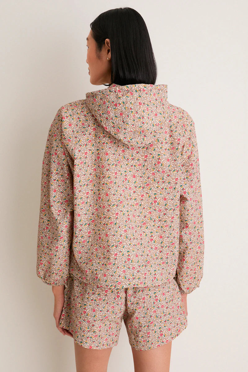 Floral Print lightweight windbreaker for spring and summer | Shop Eleanor