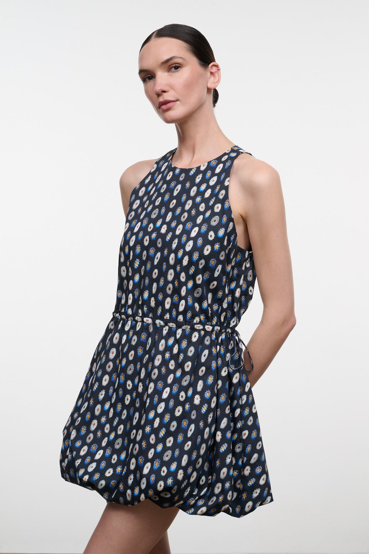 The STAUD Molly Mini Dress in Glasswork | Shop Eleanor 