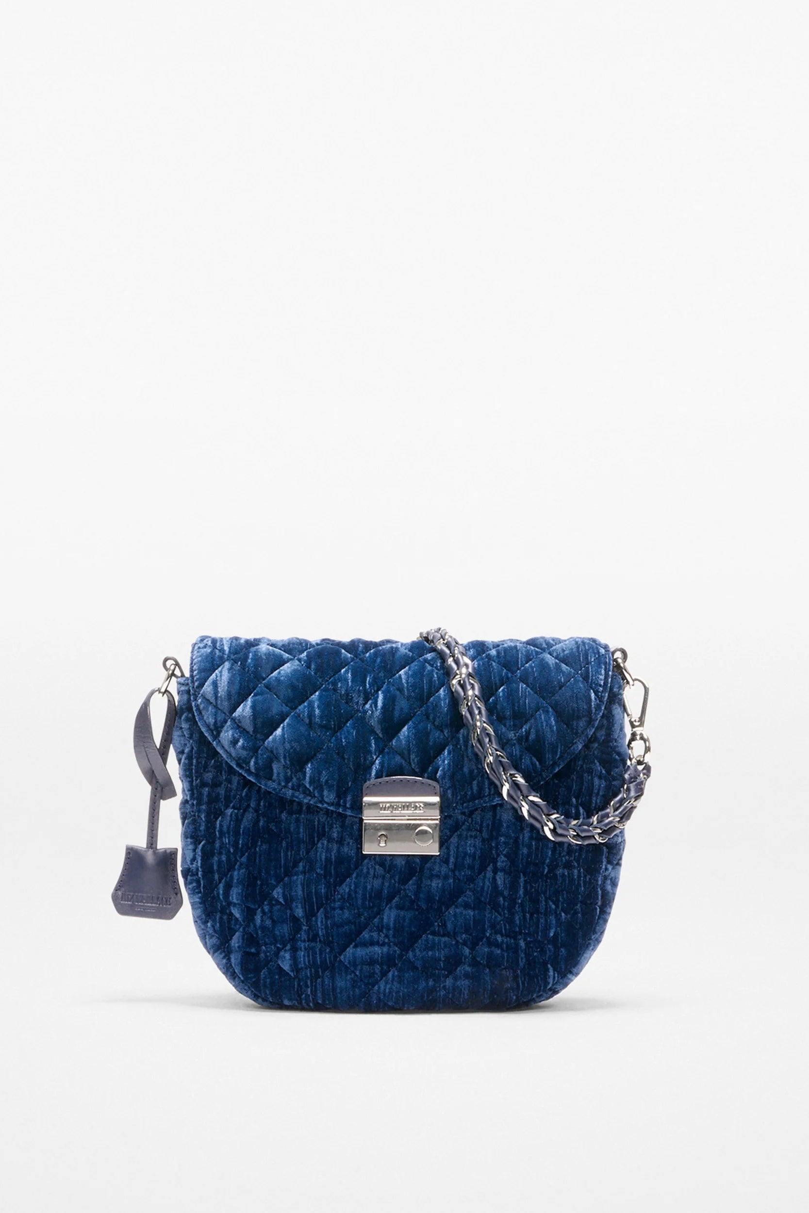 MZ Wallace Crosby Lock Crossbody in Midnight Velvet | Shop Eleanor