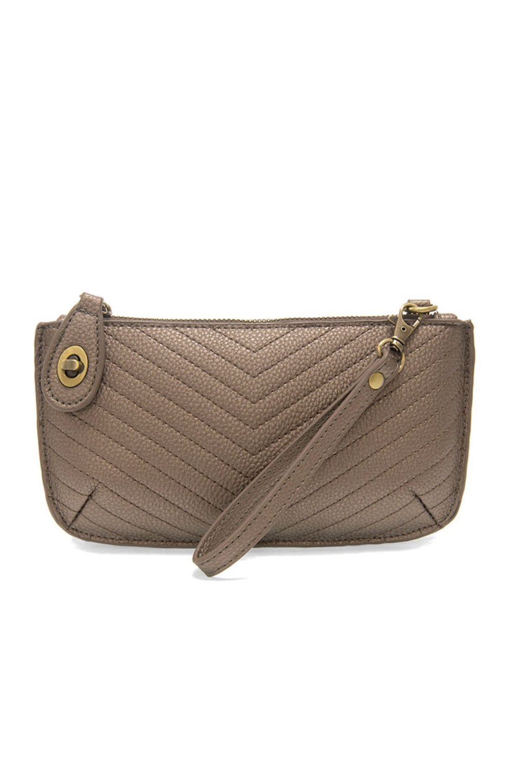 Joy Susan Quilted Mini Crossbody in Pewter | Shop Eleanor