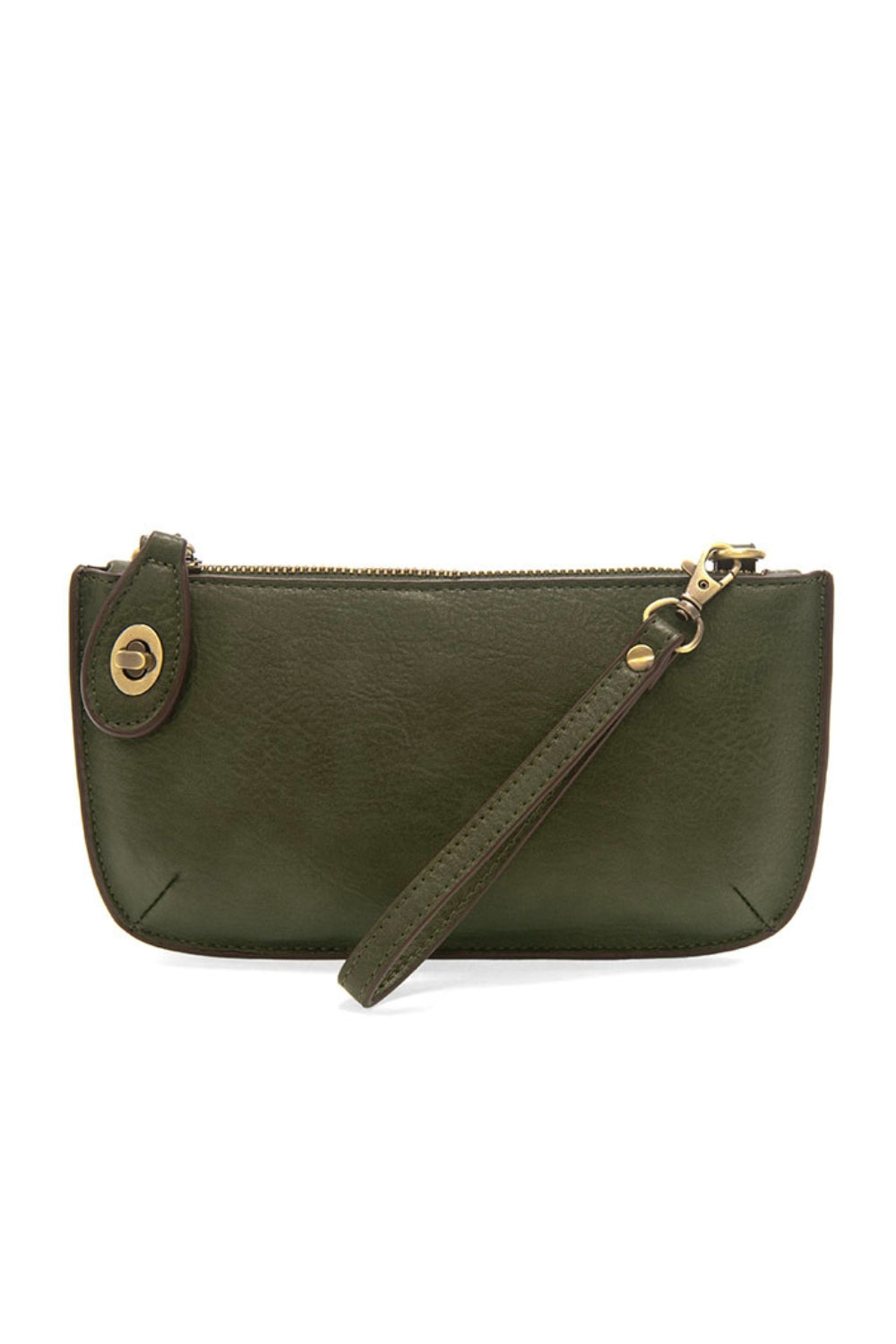 Joy Susan Mini Clutch Crossbody Wristlet in Hunter Green | Shop Eleanor