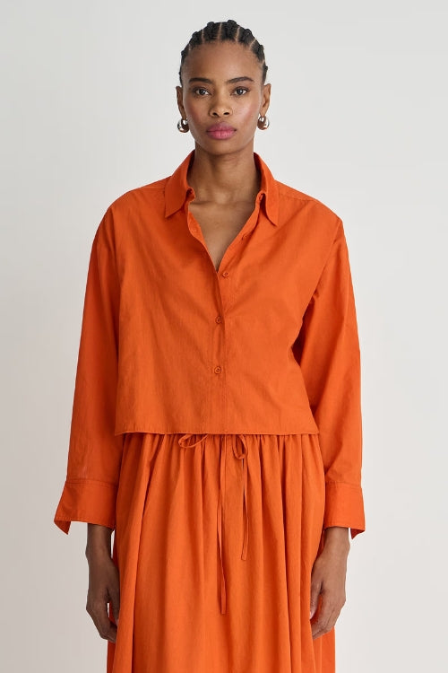 Apiece Apart Isolde Top in Persimmon | Shop Eleanor