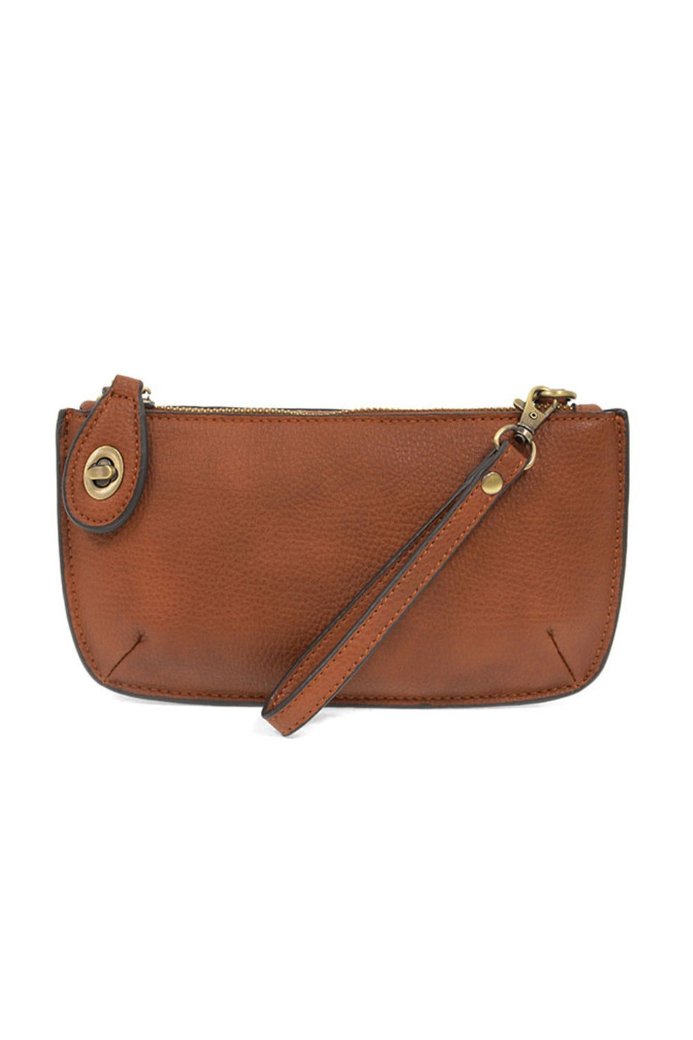 Joy Susan Mini Clutch Crossbody Wristlet in Dark Maple | Shop Eleanor