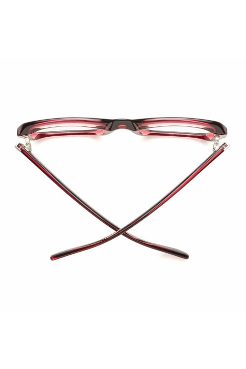 Caddis Shelby Reading Glasses in Boxwine Red | Shop Eleanor - Women's Luxury Boutique
