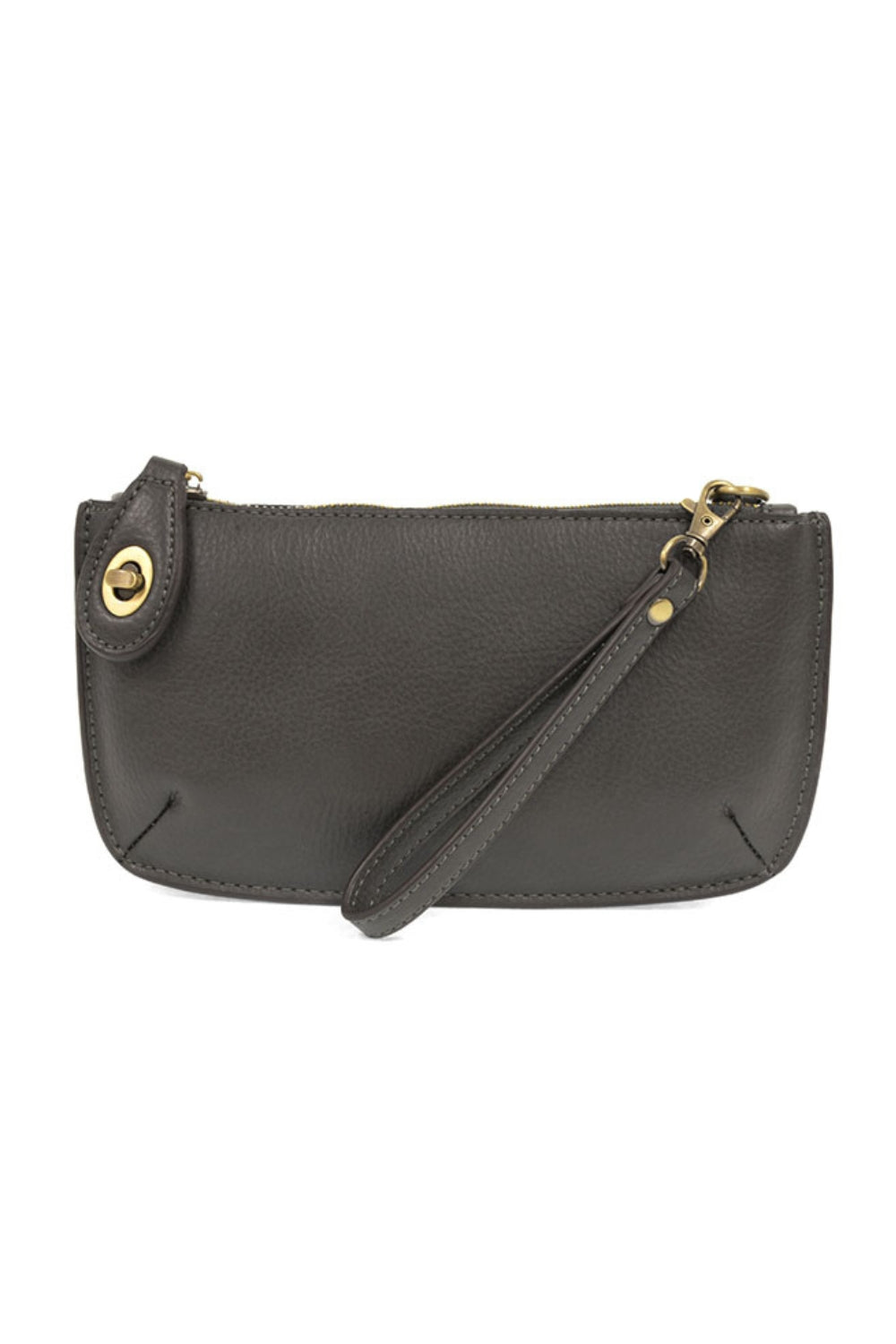 Joy Susan Mini Clutch Crossbody Wristlet in Dark Grey | Shop Eleanor