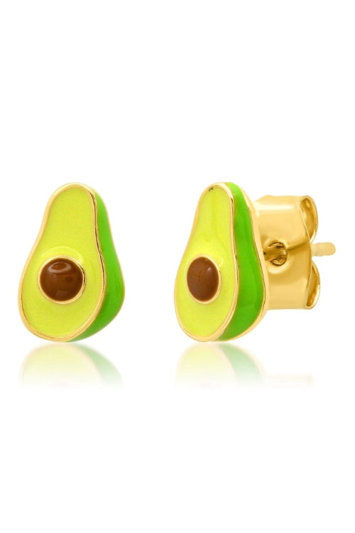 Tai Jewelry Enamel Avocado Earrings | Shop Eleanor - Women's Jewelry