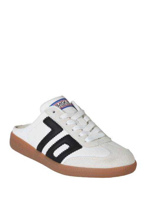 Back 70 Easter Slip-on Sneaker in White/Black | Shop Eleanor