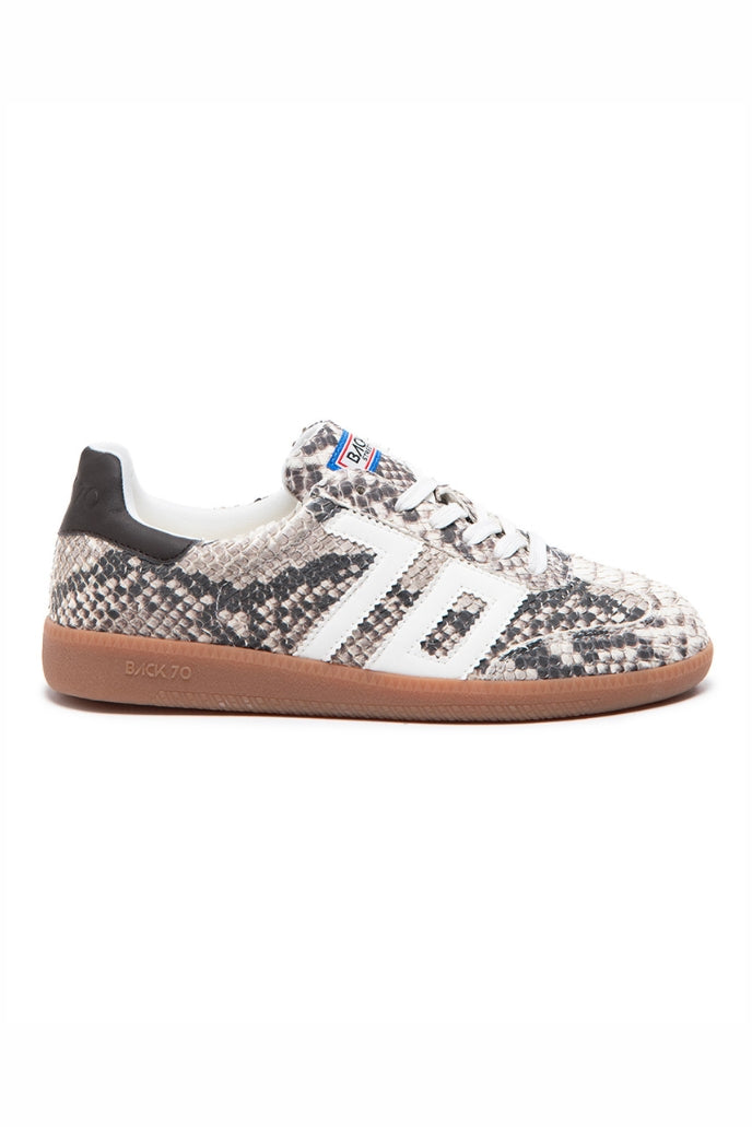 Back 70 Cloud Sneaker in Snake | Shop Eleanor - Women's Footwear