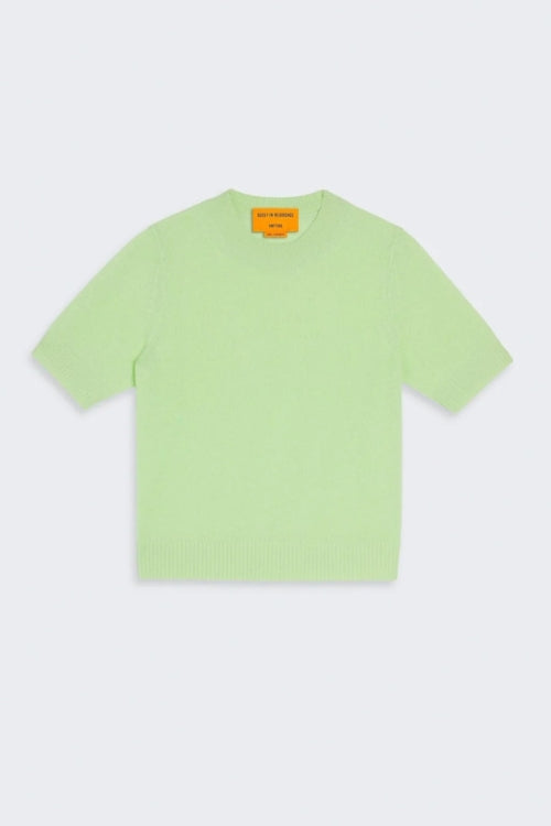 Guest in Residence Sweater Tee in Mint | Shop Eleanor