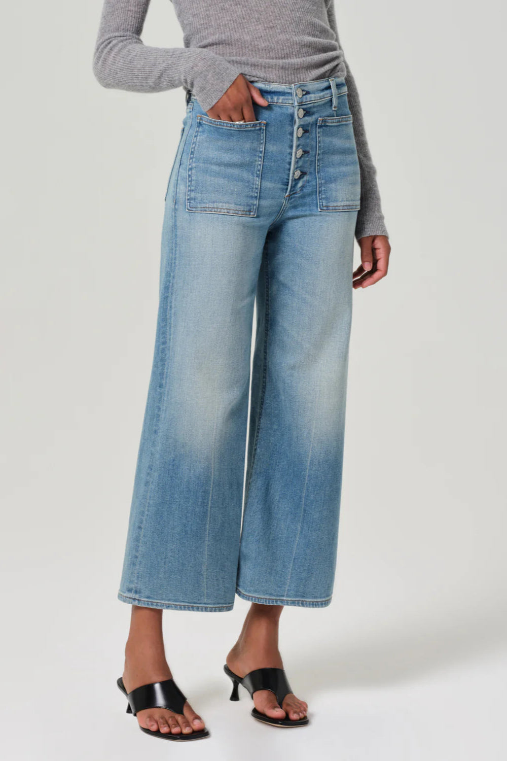 Citizens of Humanity Lyra Cropped Patch Pocket Jean in Splendor | Shop Eleanor