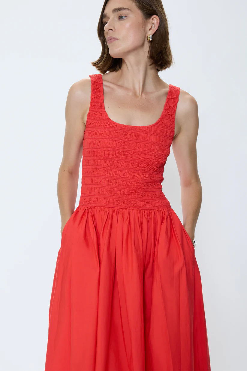 Pistole Alessia Dress in Maraschino | Shop Eleanor