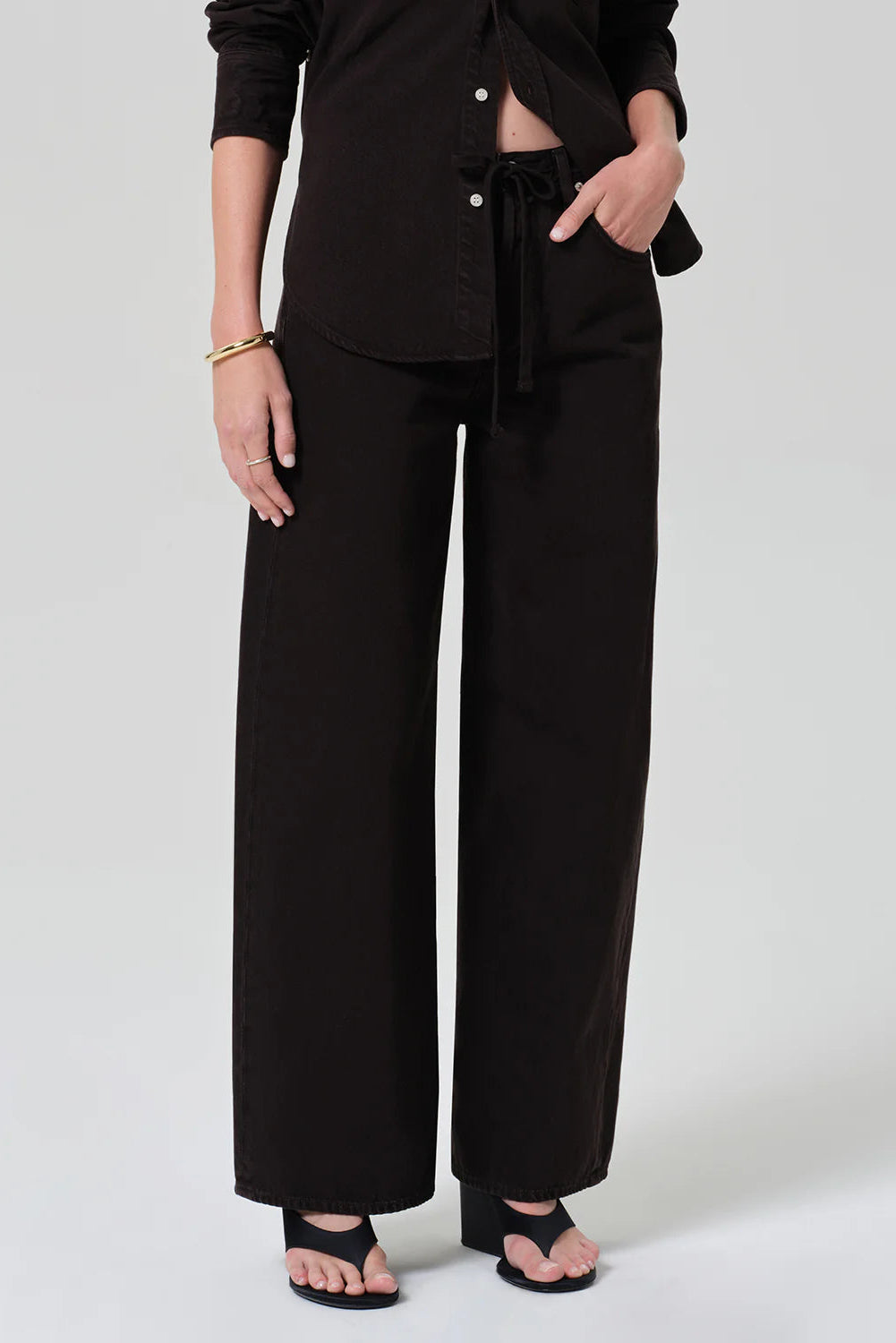 Citizens of Humanity Brynn Drawstring Trouser in Carob | Shop Eleanor
