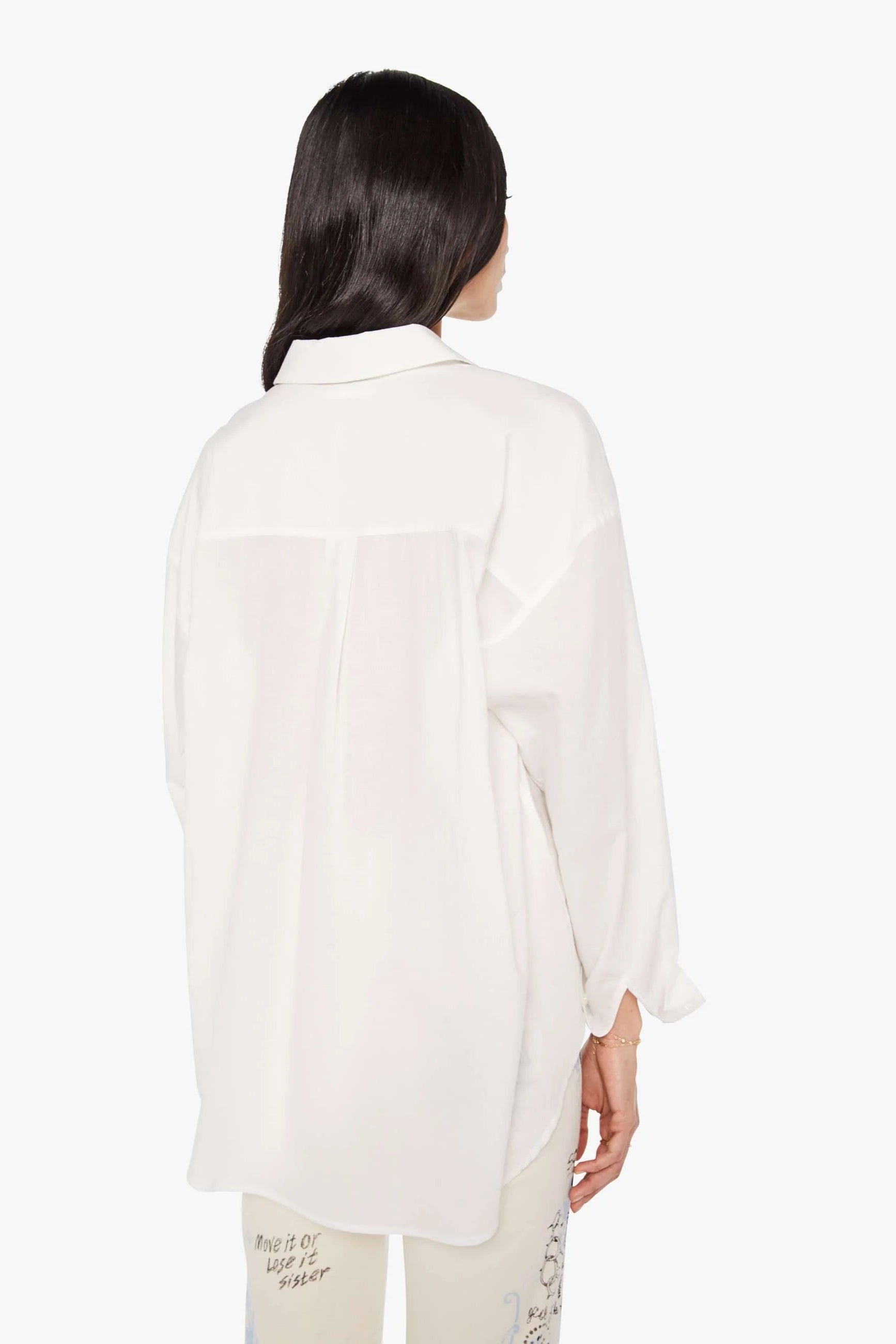 Mother Denim Lightweight and Breathable Cotton Button Down Shirt | Shop Eleanor - Women's Luxury Clothing Boutique