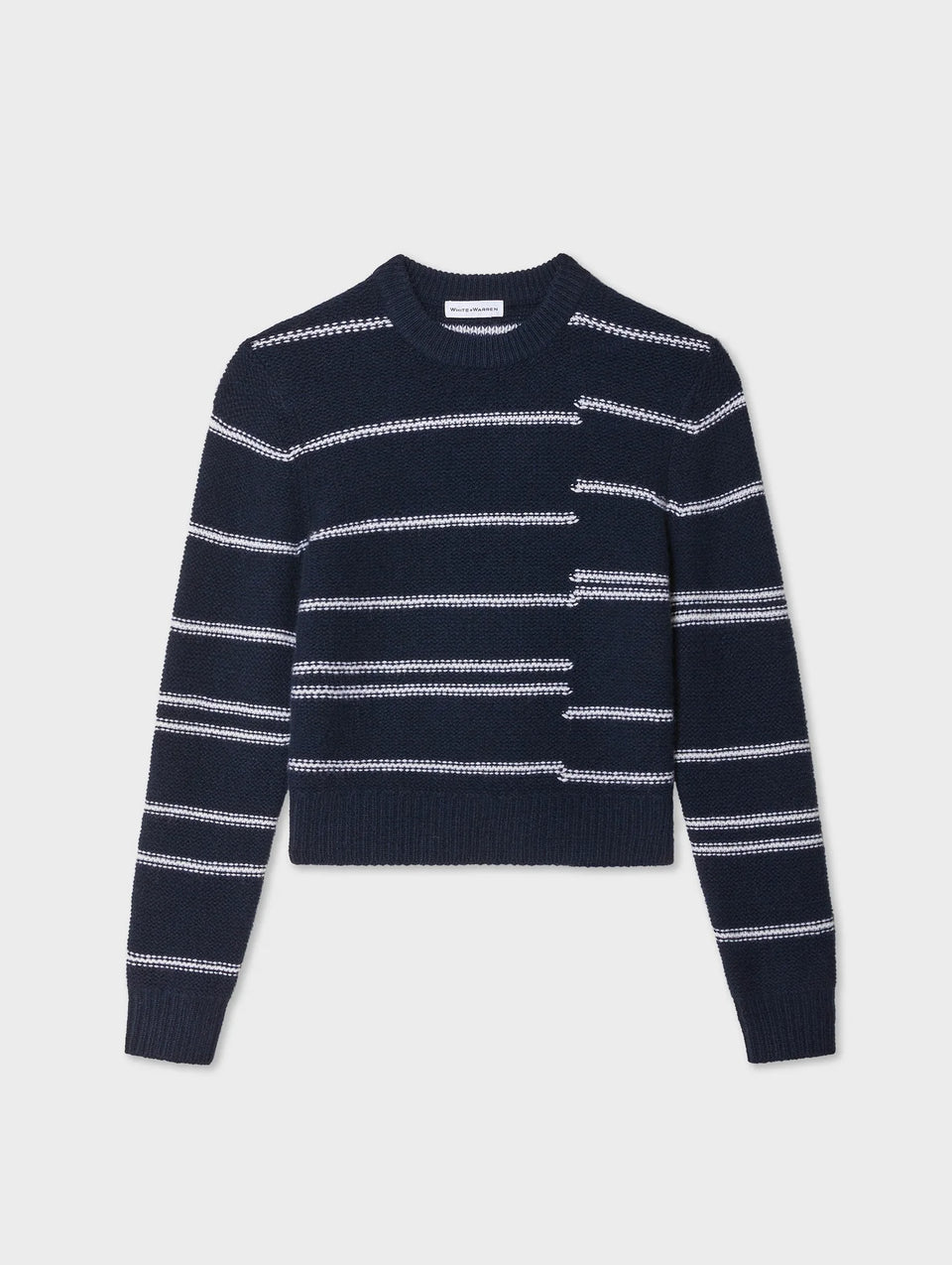 Broken Stripe Crewneck Sweater